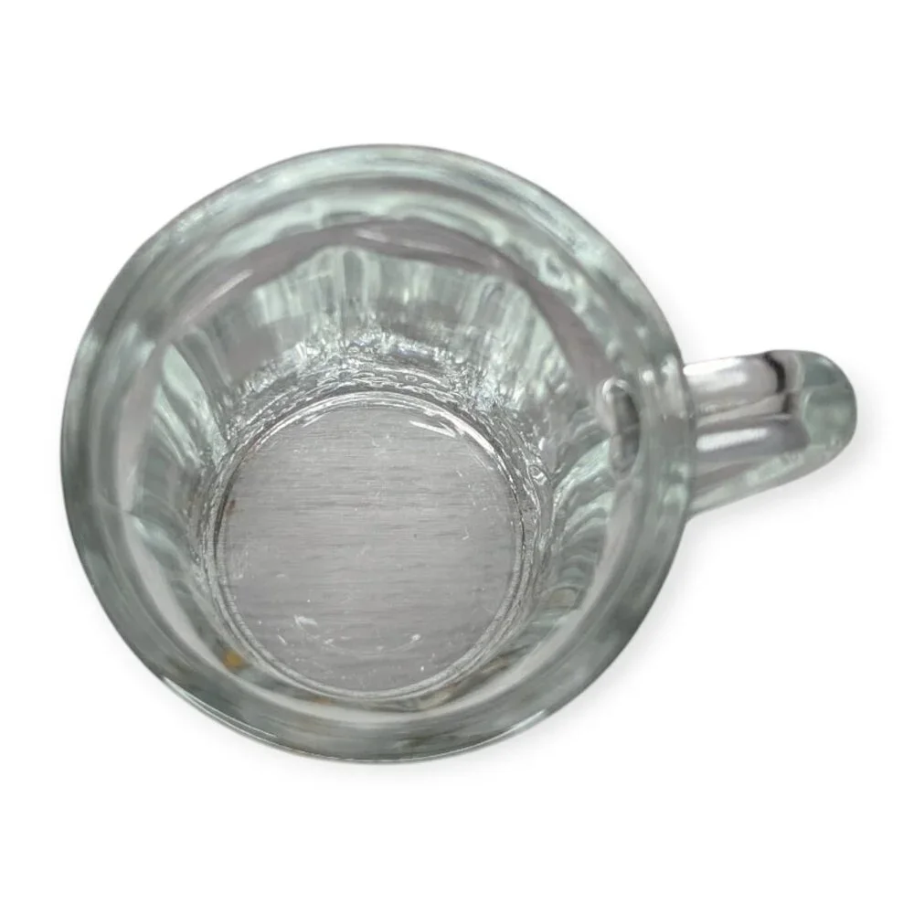 Vintage 1909 Humber 8 H.P. Classic Car Glass Shot Glass w/ D Handle 2.5
